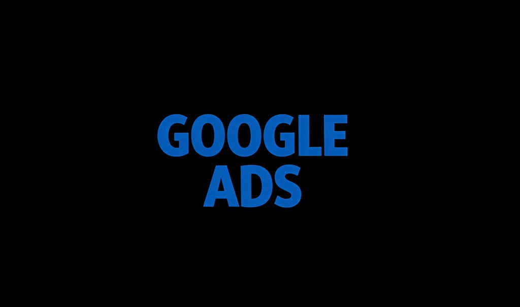 black background with blue text