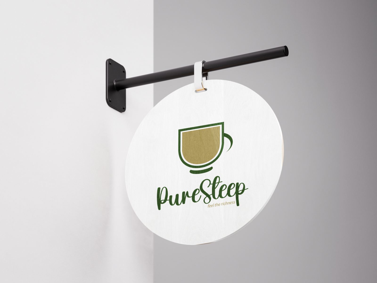 wooden sign puresteep ex